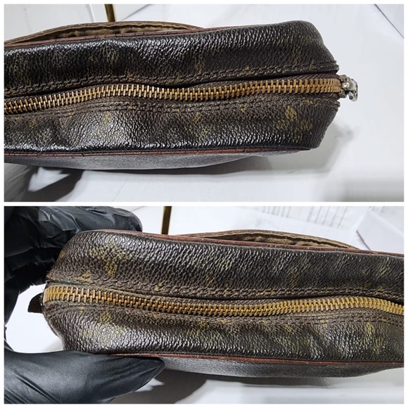 Authentic Louis Vuitton Vintage Monogram Compiegne Clutch Bag Brown - Picture 6 of 13